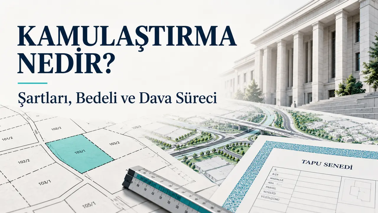 Kamulaştırma Nedir? Şartları, Bedeli ve Dava Süreci 1 Kamulaştırma nedir, şartları, bedeli ve dava süreci