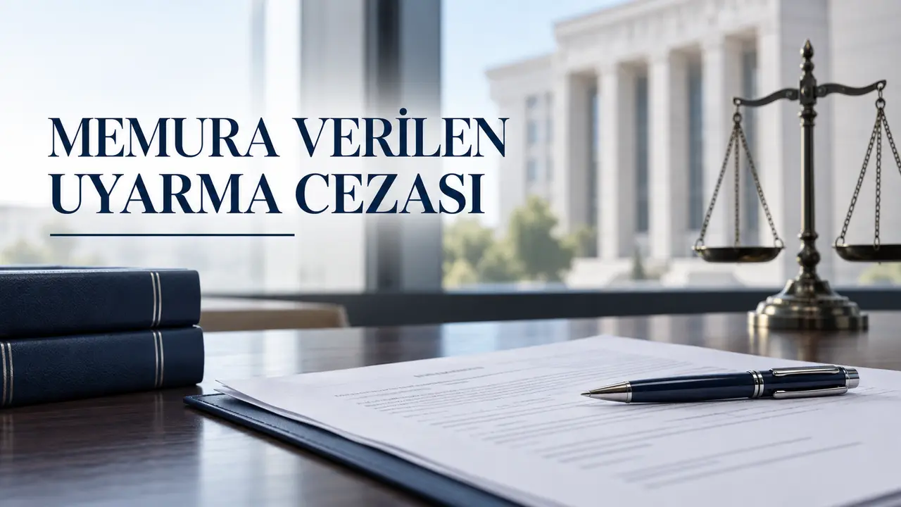 Memura verilen uyarma cezası, itiraz ve iptal davası