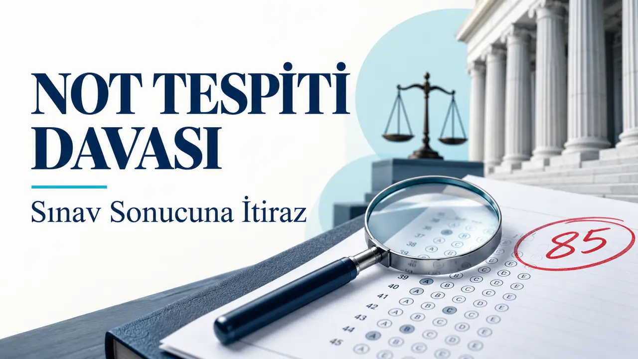 Not tespiti davası ve sınav sonucuna itiraz
