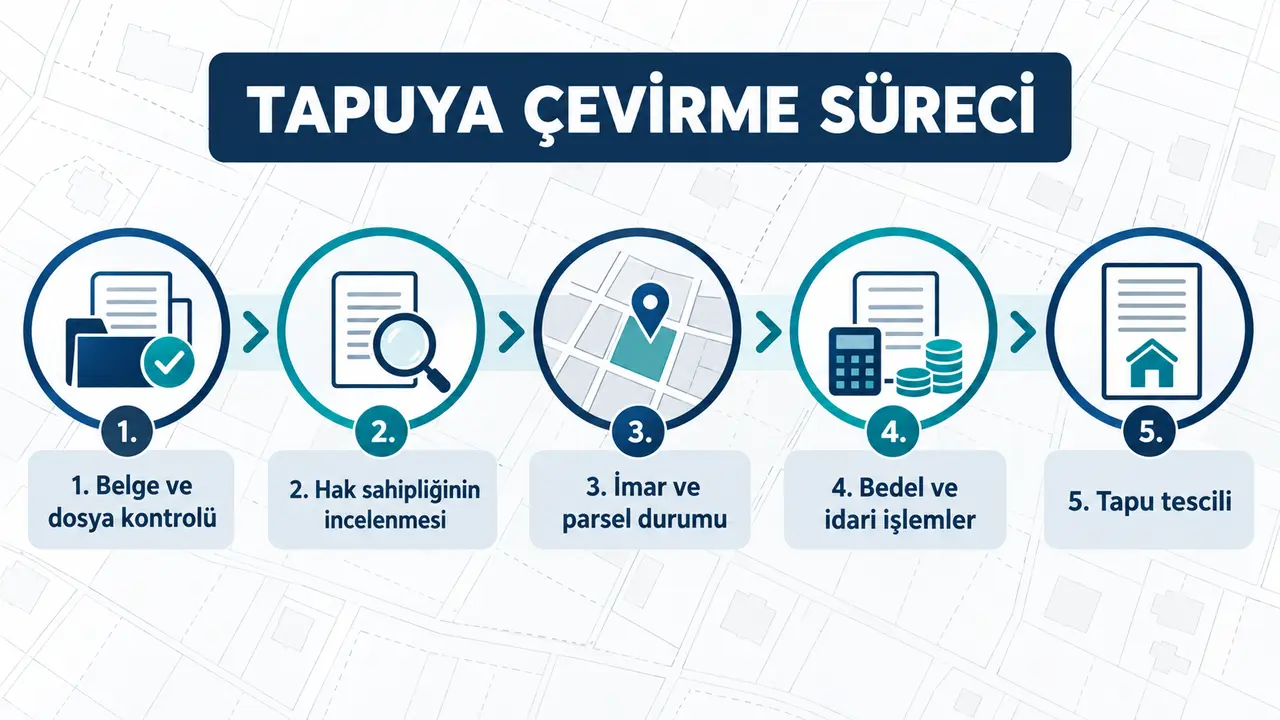 Tapu Tahsis Belgesi Nedir? Nasıl Alınır 2 Tapu tahsis belgesi tapuya nasıl çevrilir işlem aşamaları