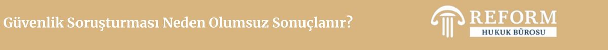 Güvenlik Soruşturması İptal Davası Dilekçesi