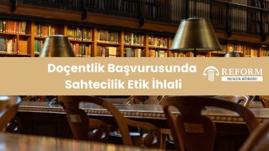 Doçentlik Başvurusunda Sahtecilik Etik İhlali 10 Doçentlik Başvurusunda Sahtecilik Etik İhlali, doçentlik başvurusu, akademik etik ihlal, sahtecilik, intihal, plagiarism, veri uydurma, manipülasyon, tahrifat, gerçeğe aykırı yayın bilgisi, sahte belge, mevcut olmayan belge, haksız yazarlık, yazar sırasını değiştirmek, olmayan yazarı eklemek, jüri süreci, etik kurul, YÖK, Yükseköğretim Kurulu, YÖK Genel Kurulu, 2547 sayılı Yükseköğretim Kanunu, Yükseköğretim Kurumları Bilimsel Araştırma ve Yayın Etiği Yönergesi, idare mahkemesi, iptal davası, tam yargı davası, Türk Ceza Kanunu, resmî belgede sahtecilik, savunma süreci, itiraz süreci, dava süreci, akademik unvan, etik ihlal yaptırımları