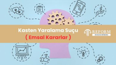 Kasten Yaralama Suçu Emsal Kararlar (Yargıtay) 3 Kasten Yaralama Suçu Emsal Kararlar , kasten yaralama suçu yargıtay kararları