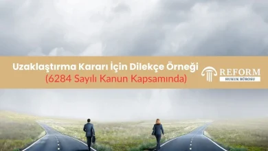 uzaklastirma karari icin dilekce ornegi