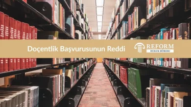 Doçentlik Başvurusunun Reddi