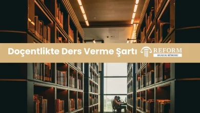 Doçentlikte Ders Verme Şartı 9 Doçentlikte Ders Verme Şartı