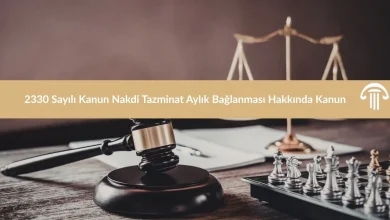 2330 Sayılı Kanun Nakdi Tazminat Aylık Bağlanması Hakkında Kanun -PDF