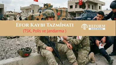 efor kaybı tazminatı, TSK, Polis ve Jandarma