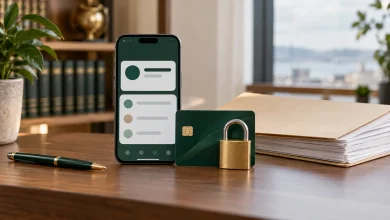 Banka hesabına konulan blokeyi temsil eden kilitli banka kartı ve mobil bankacılık ekranı. Banka Hesabına Konulan Blokenin Kaldırılması ve İtiraz Yolları