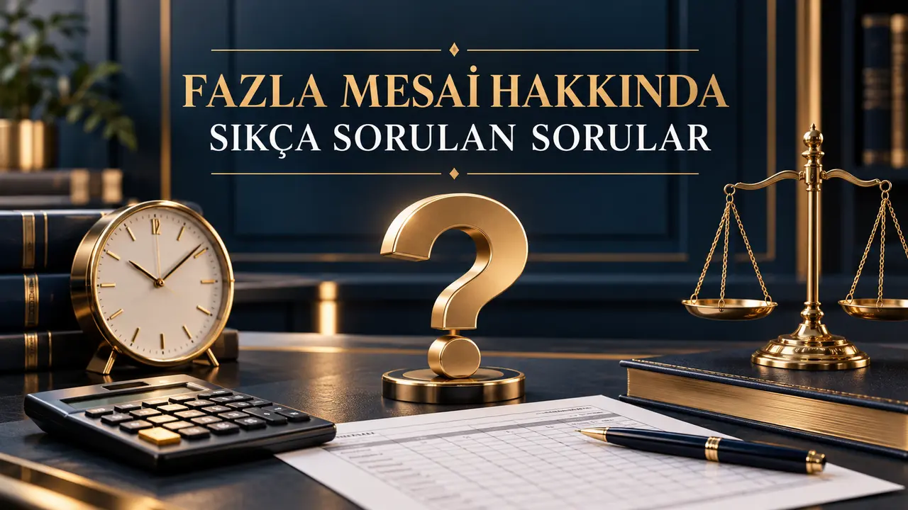 Fazla Mesai Hesaplama 4 Fazla mesai hesaplama hakkında sıkça sorulan sorular