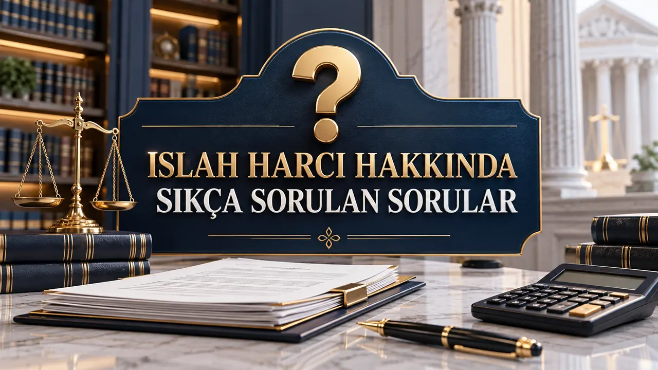 Islah harcı hesaplama hakkında sıkça sorulan sorular