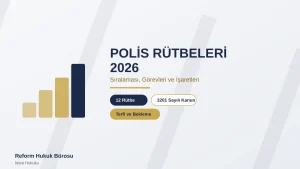 Polis rütbeleri 2026 — yükselen çubuk grafik motifiyle rütbe sıralamasını simgeleyen açık renkli görsel