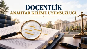 Doçentlik anahtar kelime uyumsuzluğu iddiası ve itiraz süreci