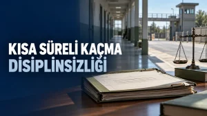 Kısa süreli kaçma disiplinsizliği ve hizmet yerini terk etmeme cezası