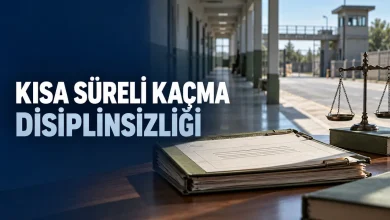 Kısa Süreli Kaçma Disiplinsizliği ve Cezası 4 Kısa süreli kaçma disiplinsizliği ve hizmet yerini terk etmeme cezası