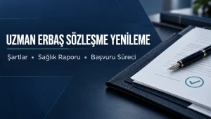 Uzman erbaş sözleşme yenileme şartları ve sağlık raporu